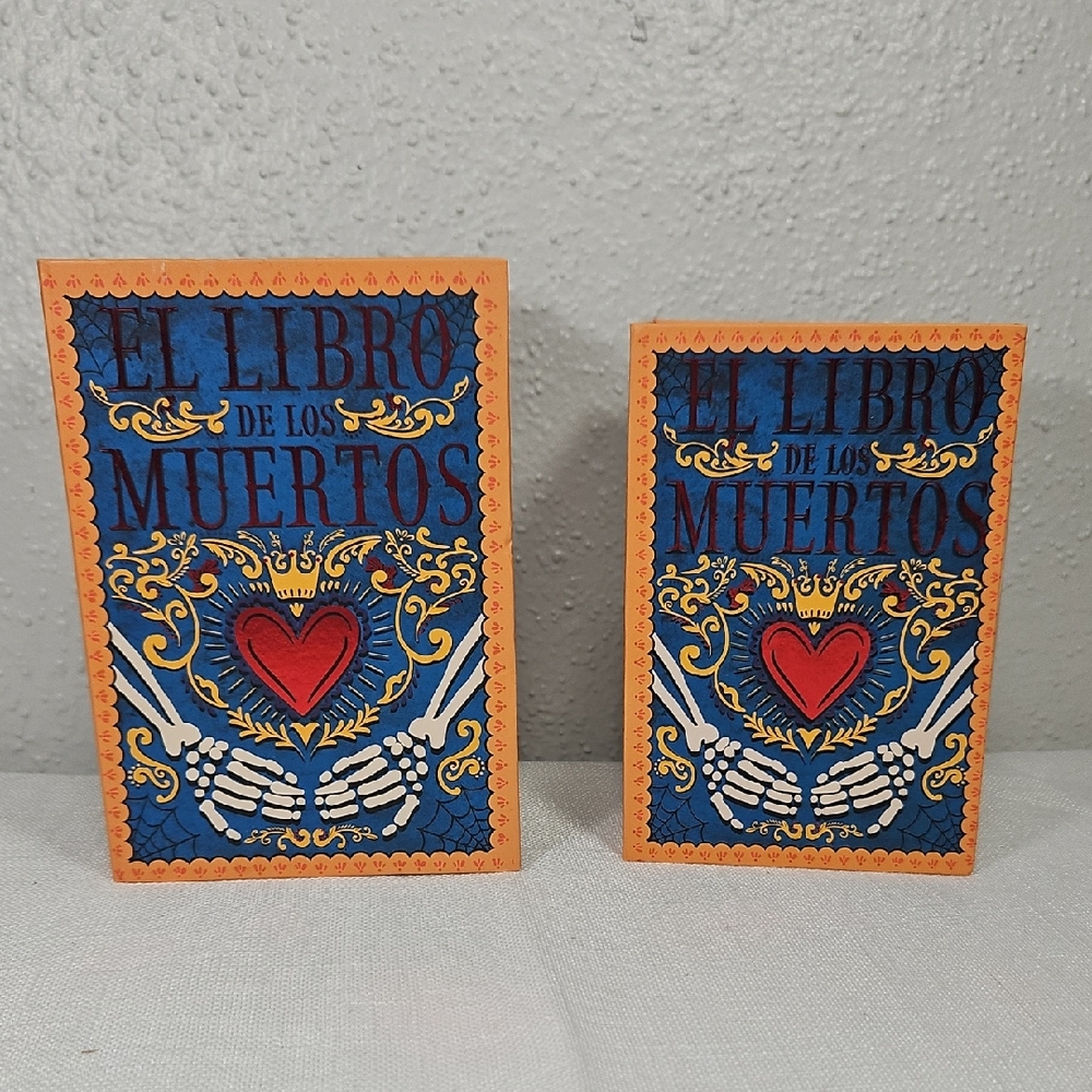 El Libro de los Muertos Decorative Faux Book Gift Box Set of 2